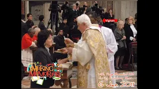 06 Jan 2011 - Memories - with Pope Benedict XVI during Epiphany Mass @ St.Peter's Basilica, Vatican