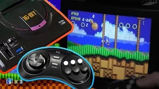 SEGA с беспроводными геймпадами! (Retro Genesis HD Ultra)