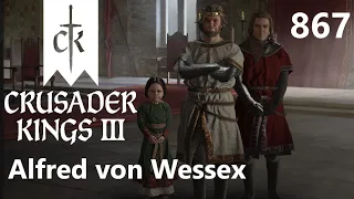 Let´s Play Crusader Kings 3: Alfred von Wessex 867 n. Chr. #1 | Mitten im Krieg [Deutsch/LP]