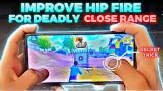 How to improve Hip Fire in Bgmi/pubg | improve close range | close range sensitivity