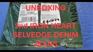 Unboxing IRON HEART 21 Oz 666 (Slim Cut) Indigo Jeans