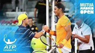 Nadal breaks set record; Lajovic stuns Del Potro | Madrid 2018 Highlights Day 5