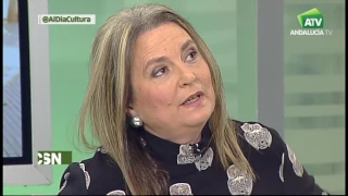 Elvira Roca entrevistada en AndaluciaTv por Jesús Vigorra