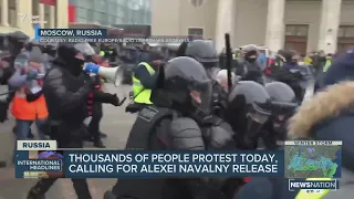 Russia arrests over 5,000 at wide protests backing Navalny