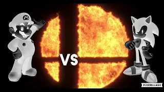 Dark Sonic VS Dark Mario (Super Smash Bros. Ultimate)