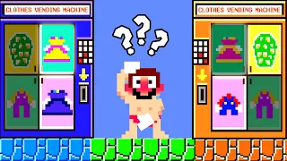 What would happen if Mario chose CLOTHES in the vending machine | MARIO HP 1