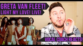 Vocal Coach Reacts! Greta Van Fleet! Light My Love! Live!