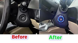 Install Push Start button in any car at Home | DIY | Telugu