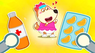 Baby Got Sick! Best Parenting Life Hacks with Lycan 🐺 Funny Stories for Kids @LYCANArabic