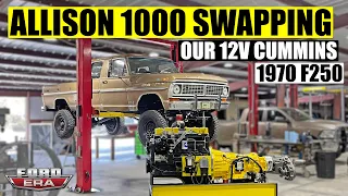 Allison 1000 Swapping our 12V Cummins 1970 F250 Gold Dust! | Ford Era