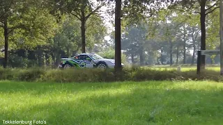 Hellendoorn Rally 2023 crash Wouter ploeg/ proef Markelo