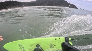 SURFING SHORT SANDS!!! OREGON COAST RAW POV SURF!!!