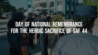 SAF 44 Day of Remembrance 2023 (Occidental Mindoro Police Provincial Office)