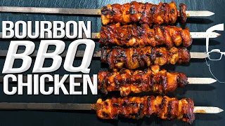 THE BEST BBQ BOURBON CHICKEN | SAM THE COOKING GUY 4K