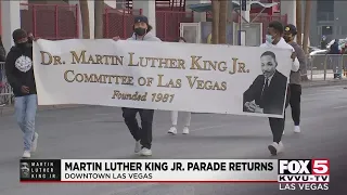 Hundreds honor life and legacy of Dr. Martin Luther King Jr. in downtown Las Vegas