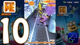 Despicable Me Minion Rush Android Walkthrough - Part 10 - Gru's Lab: Level 6-10 Vector Boss Battle