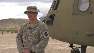 CH-47F Dust Landing Flight Training at the National Training Center (2019) 🇺🇸