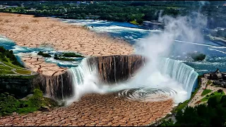 Zum Ersten Mal Seit 12.000 Jahren Wurden Die Niagarafälle Trockengelegt!