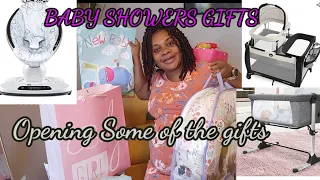 BABY SHOWERS GIFTS//OPENING GIFTS FROM OUR BABY SHOWER