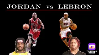 WHO’S BETTER JORDAN OR LEBRON?? Ki & Jdot Reacts to Jordan vs Lebron - The Best GOAT Comparison