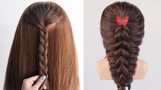 new ponytail hairstyle for long hair girls | unique hairstyle | long hair style