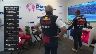 F1 2022 US GP cooldown room