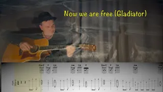 Now we are free (Gladiator) Tablature Fingerstyle