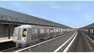 Trainz 12: R40 (Q) Train (57 St - Coney Island) via Sea Beach {2000s}