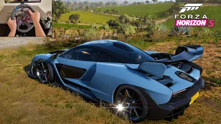 McLaren Senna - Forza Horizon 5 | Logitech G29 4K UHD Gameplay