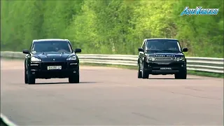 Porsche Cayenne Turbo Gemballa GT-600HP vs Rangerover SPORT Charger Stock 510HP SUV Mercedes Benz ML