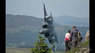 USAF F-15c Low Level in the Mach Loop