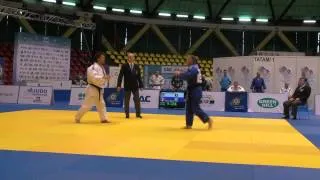 Judo Veterans EM 2012 Opole M5-66kg Sindelar(CZE) - Berthelot(FRA)