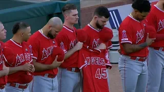 Tyler Skaggs honored with emotional moment of silence | FOX Sports West