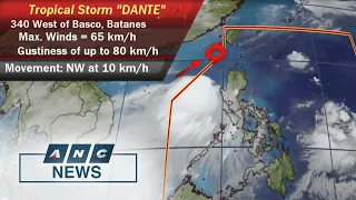 'Dante' forecast to reenter PH area of responsibility today, headed for Taiwan | ANC