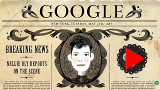 Nellie Bly's 151st Birthday Google Doodle 2015