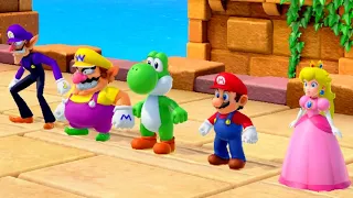 Super Mario Party Superstars Minigame Battle - Mario vs Peach vs Goomba vs Boo (Master CPU)