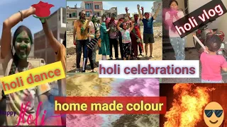 Our Holi 2024 Celebration with family || Holi With Family|| #holivlog  @komallparth