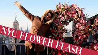 I crashed a flower flash in the middle of Rockefeller Center!