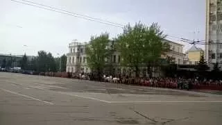 Конная гвардия. Омский гарнизон. Парад 9 мая 2015 года