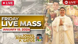 FILIPINO LIVE MASS TODAY ONLINE II JANUARY 19, 2024 II PRESIDER: FR. JOWEL JOMARSUS GATUS