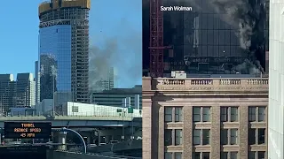 Boston high-rise construction stopped after morning fire