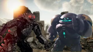 MechaGodzilla vs Death Egg Robot (Reupload)