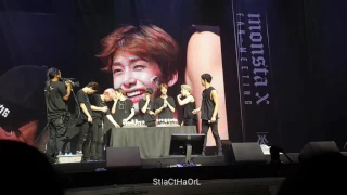 [170107] MONSTA X Fan Meeting in Bangkok :: Hyungwon and IM Birthday Project Surprise Cake