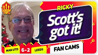 RICKY! MCTOMINAY ABSOLUTE CLASS! Manchester United 6-2 Leeds United Fan Cam