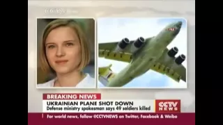 2014 July 17 Breaking News Russian jets shoot down Ukrainian warplane over Ukraine