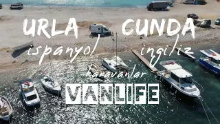 Cunda Adası & Urla Demirci Koyu Ücretsiz Kamp Alanı - İspanyol & İngiliz Karavanlarla Kamp | vanlife