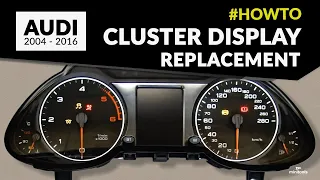 How to repair Audi instrument clusters with blank LCD display (2004-2016 models)