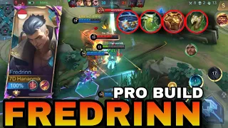 One shot ultimate Fredrinn Is so Incredible ! | Top 1 Build | Mobile legends