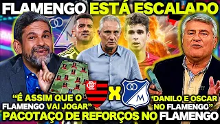 🔥 TERÇA-FEIRA AGITADA no FLAMENGO! TITE QUER DANILO e OSCAR no FLAMENGO! FLAMENGO está ESCALADO 🔥