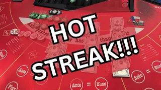 ULTIMATE TEXAS HOLD 'EM in LAS VEGAS! HOT STREAK!!! 🔥🔥#winning #poker